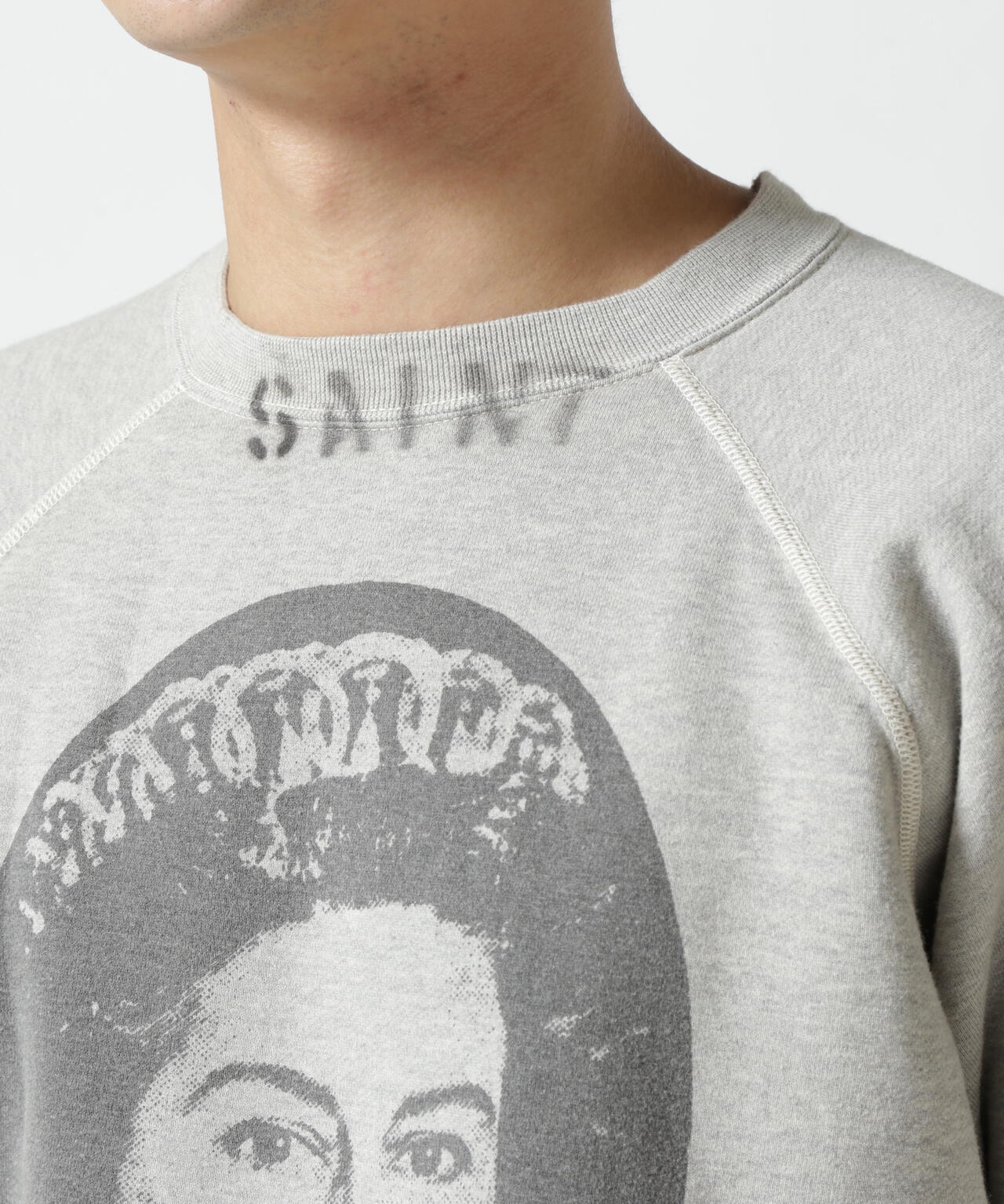 SAINT MICHAEL/セントマイケル/SP_CREW SWEAT/QUEEN/GRAY | ROYAL