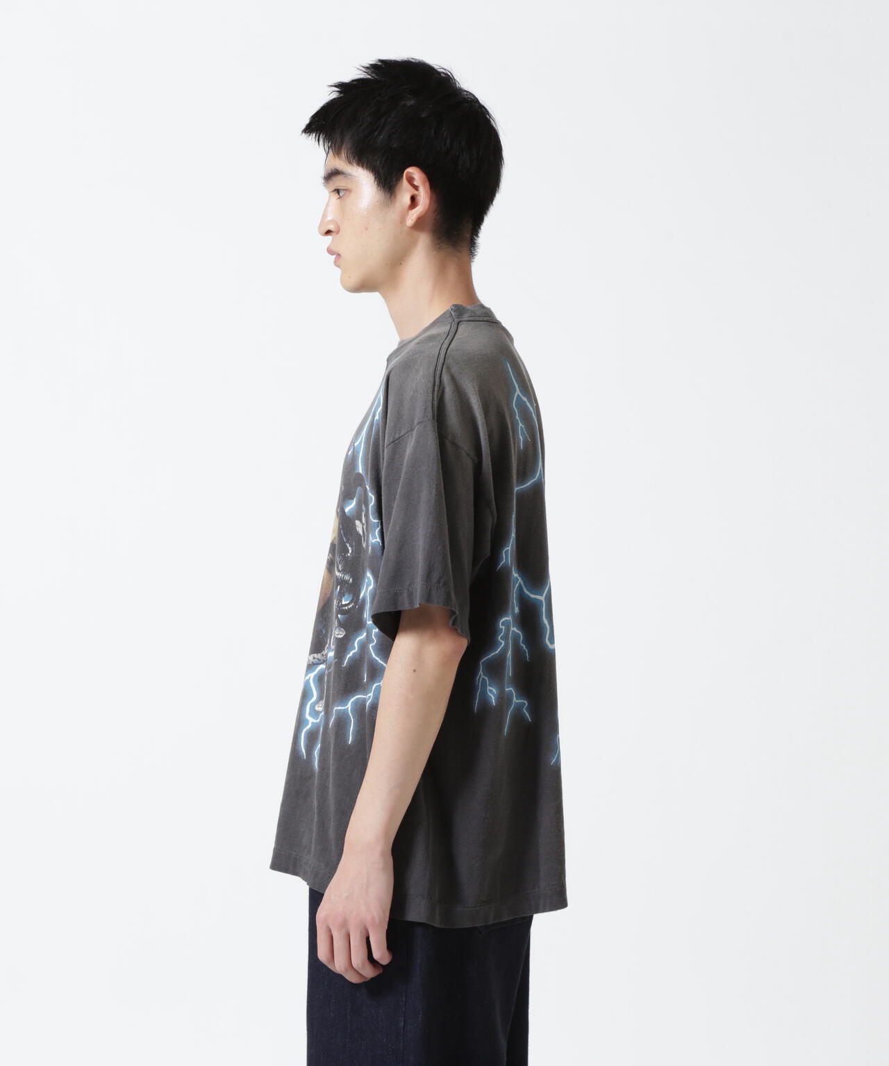 SAINT MICHAEL/セントマイケル/SS TEE/MEDUSA/BLACK | ROYAL FLASH