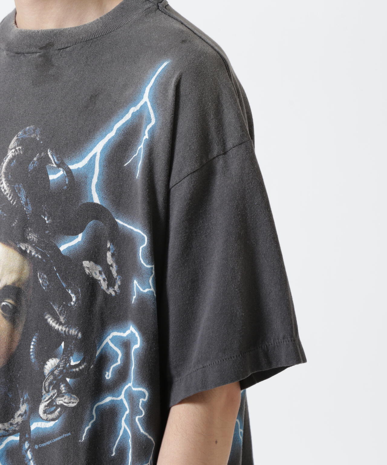 SAINT MICHAEL/セントマイケル/SS TEE/MEDUSA/BLACK | ROYAL FLASH