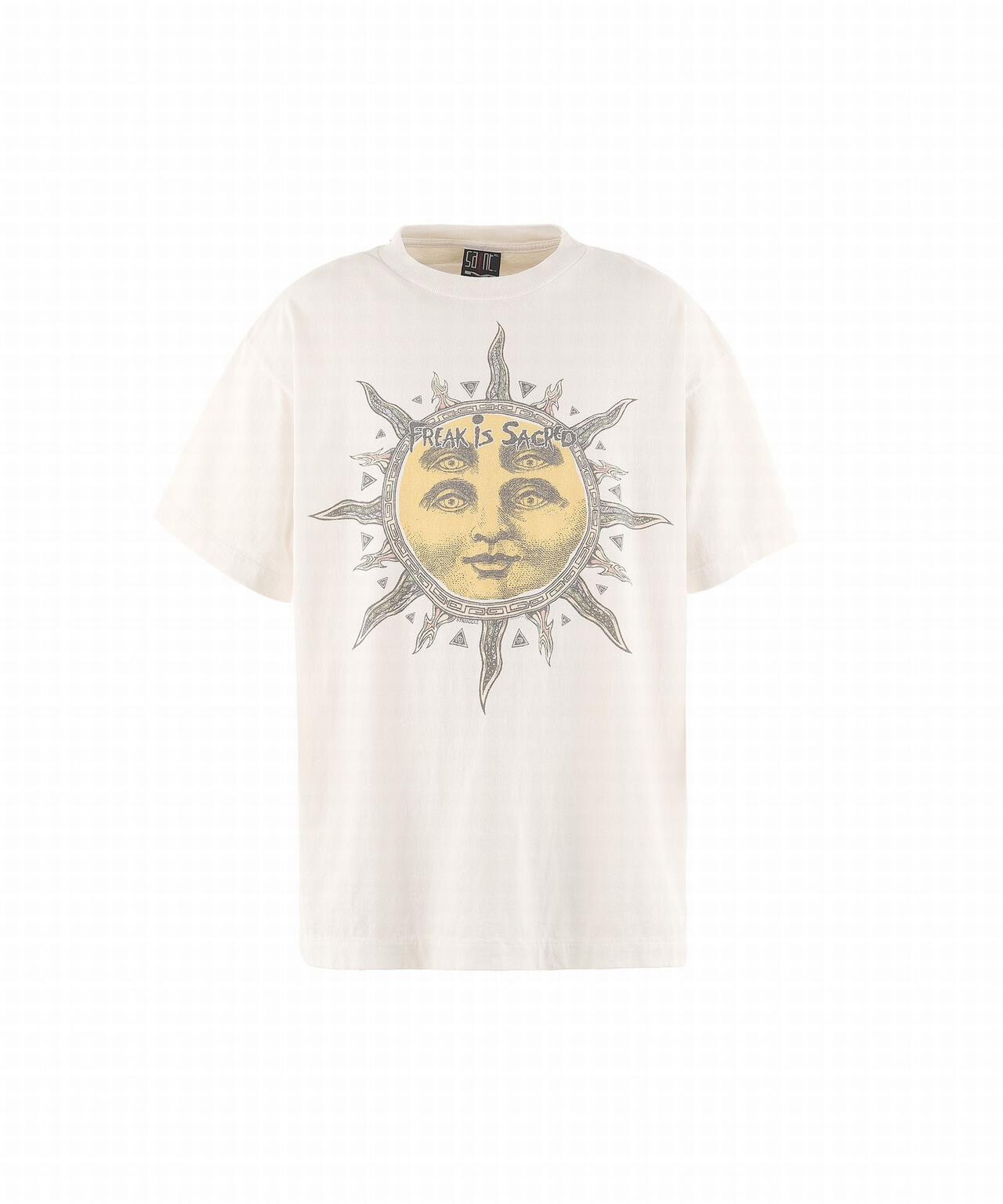 SAINT MICHAEL/セントマイケル/CP_SS TEE/SUN/WHITE | ROYAL