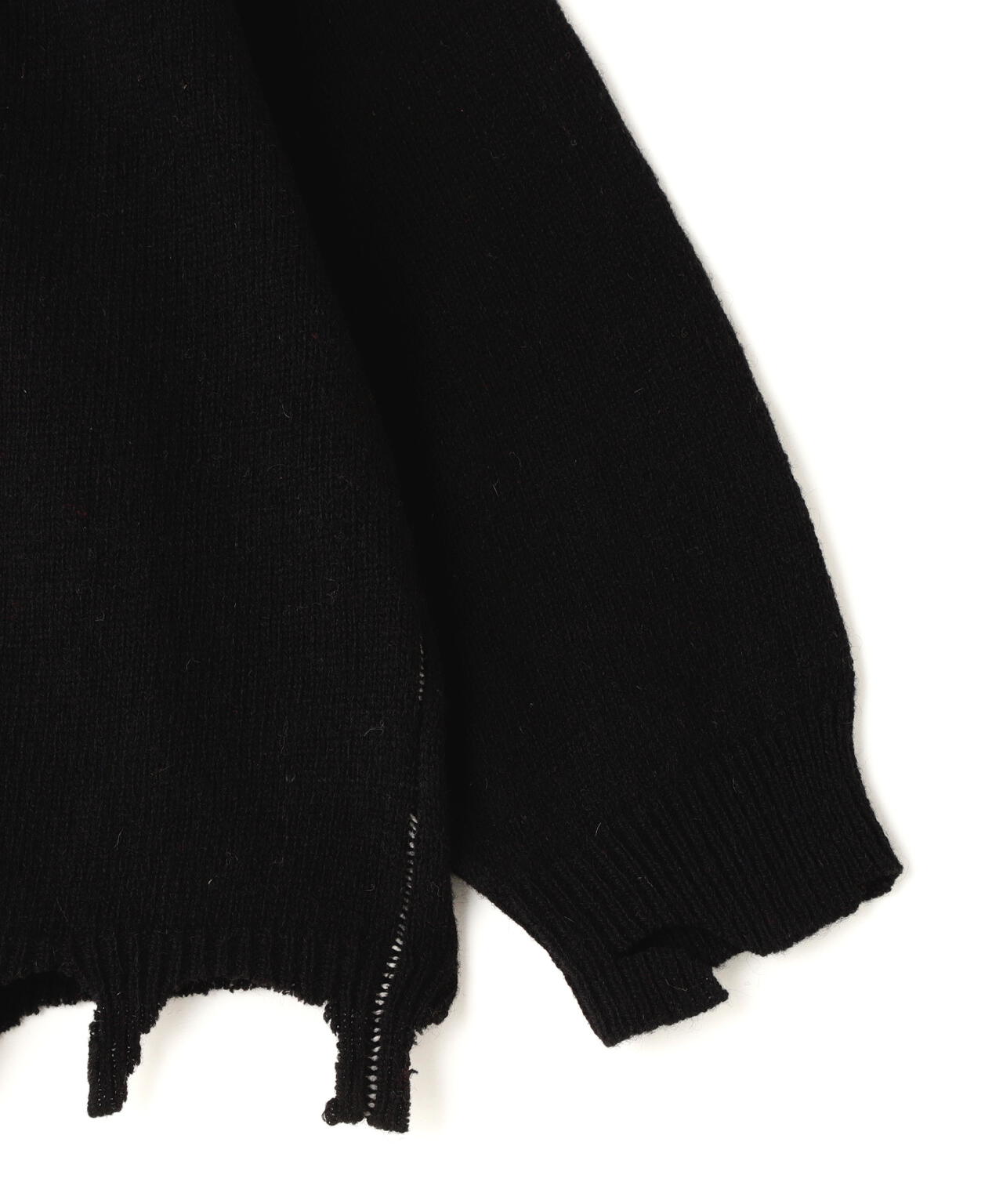 SAINT MICHAEL/セントマイケル/CP_CREW KNIT/SMILE/BLACK | ROYAL