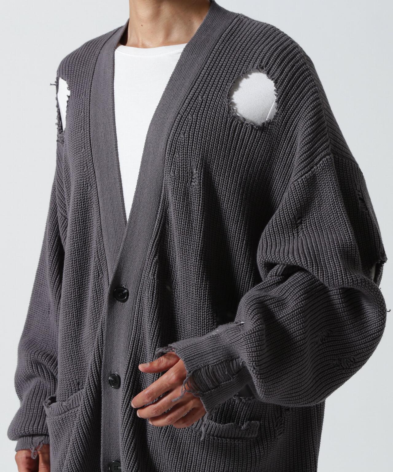 FR(13)NDS/フレンズ/DAMEGE CD/ダメージ カーディガン | ROYAL FLASH