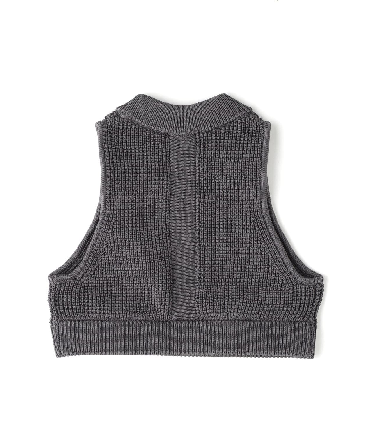 UN3D./アンスリード/WAFFLE SHORT KNIT VEST/ワッフルショート