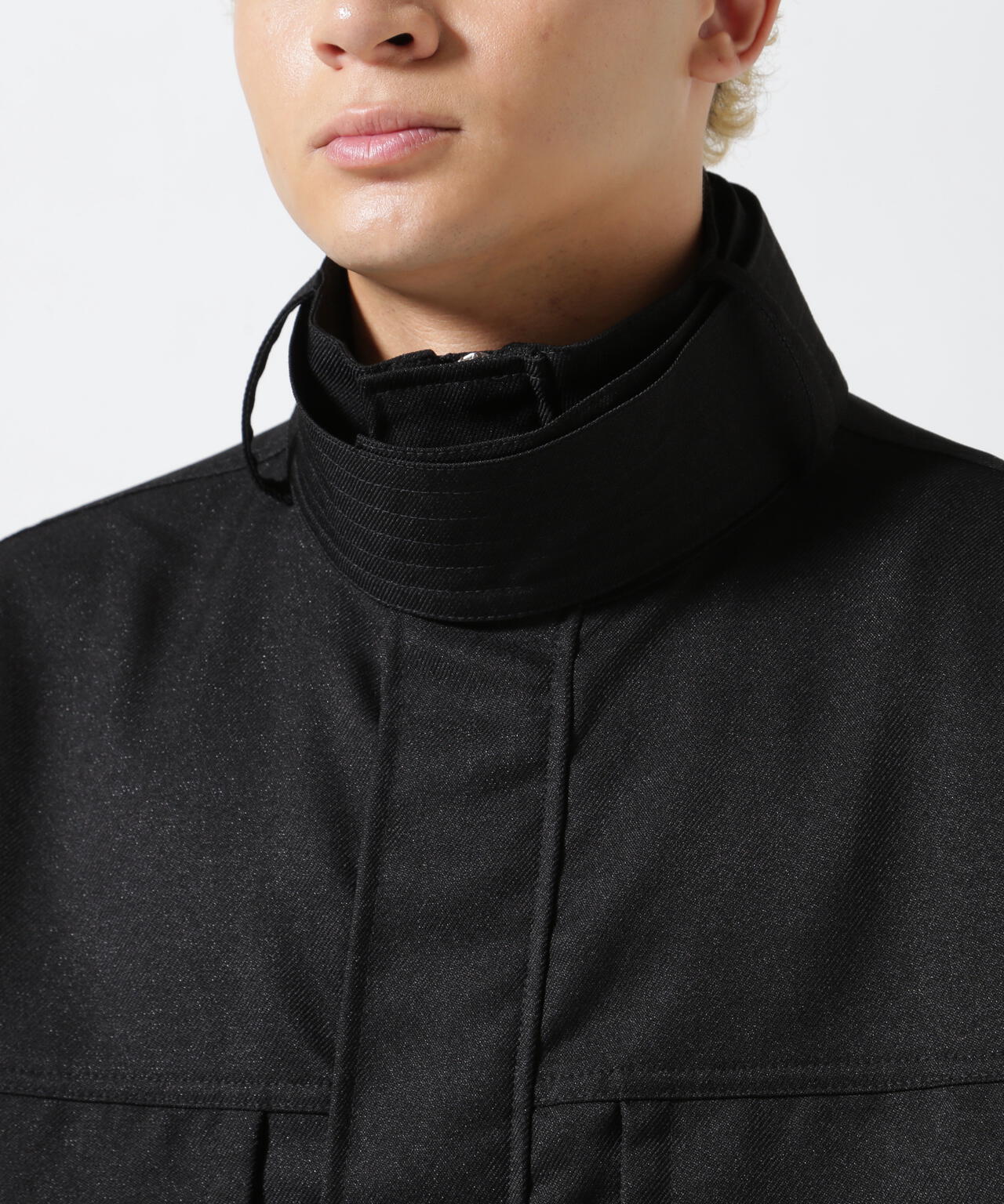 A.F ARTEFACT/別注 Twill Cropped Military Blouson | ROYAL FLASH