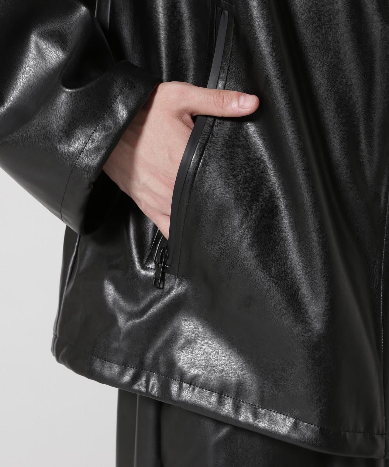 FR(13)NDS/フレンズ/FAKE LEATHER HOODIE | ROYAL FLASH（ロイヤル