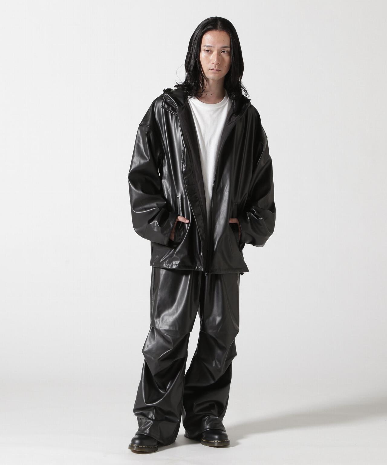 FR(13)NDS/フレンズ/FAKE LEATHER HOODIE | ROYAL FLASH（ロイヤル