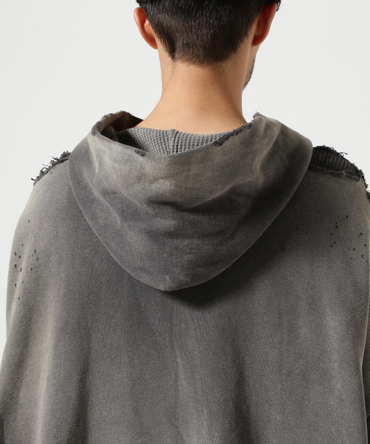 READYMADE/レディーメイド/DOUBLE FACE HOODIE/BLACK | ROYAL FLASH