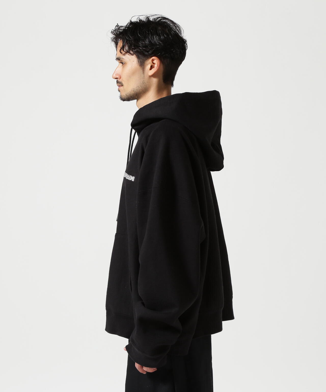 READYMADE/レディーメイド/BIG HOODIE LOGO/BLACK | ROYAL FLASH