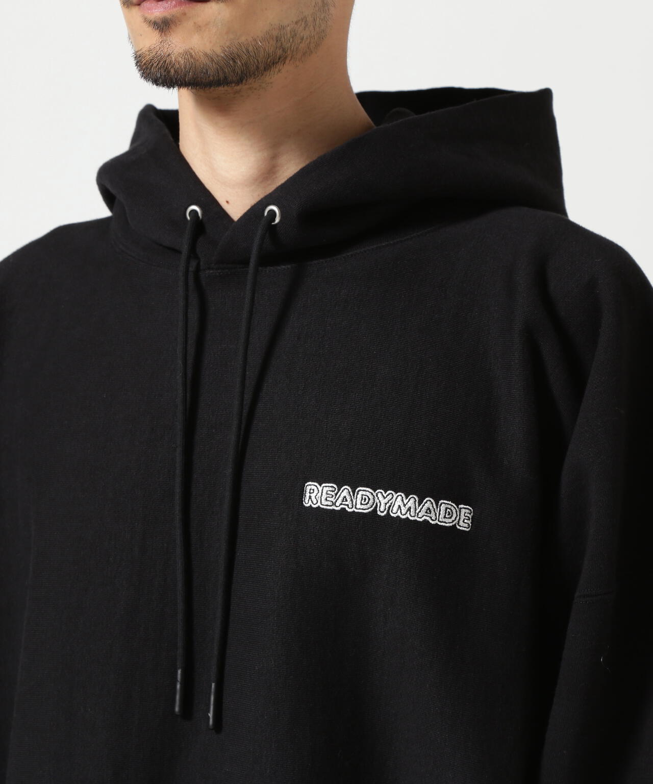 READYMADE/レディーメイド/BIG HOODIE LOGO/BLACK | ROYAL FLASH
