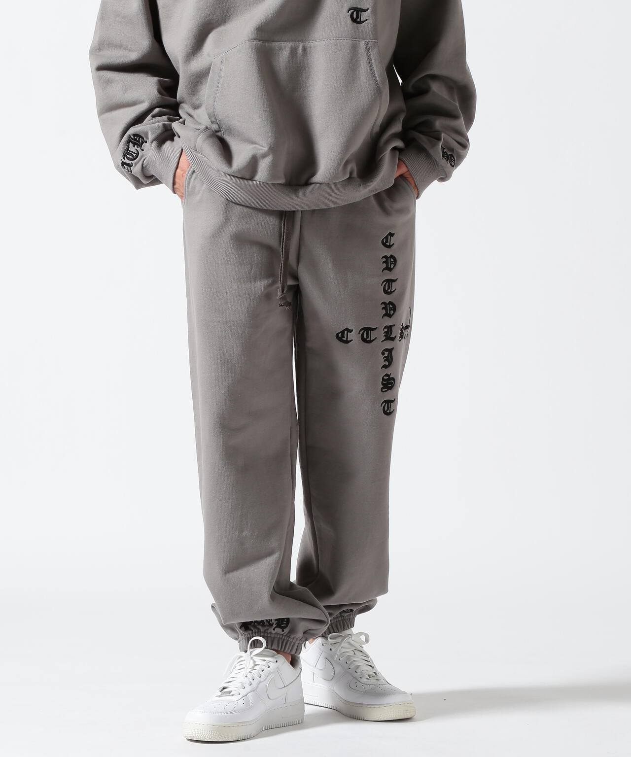 CTLS/シーティーエルエス/別注EMBROIDERY SWEAT PANTS | ROYAL FLASH