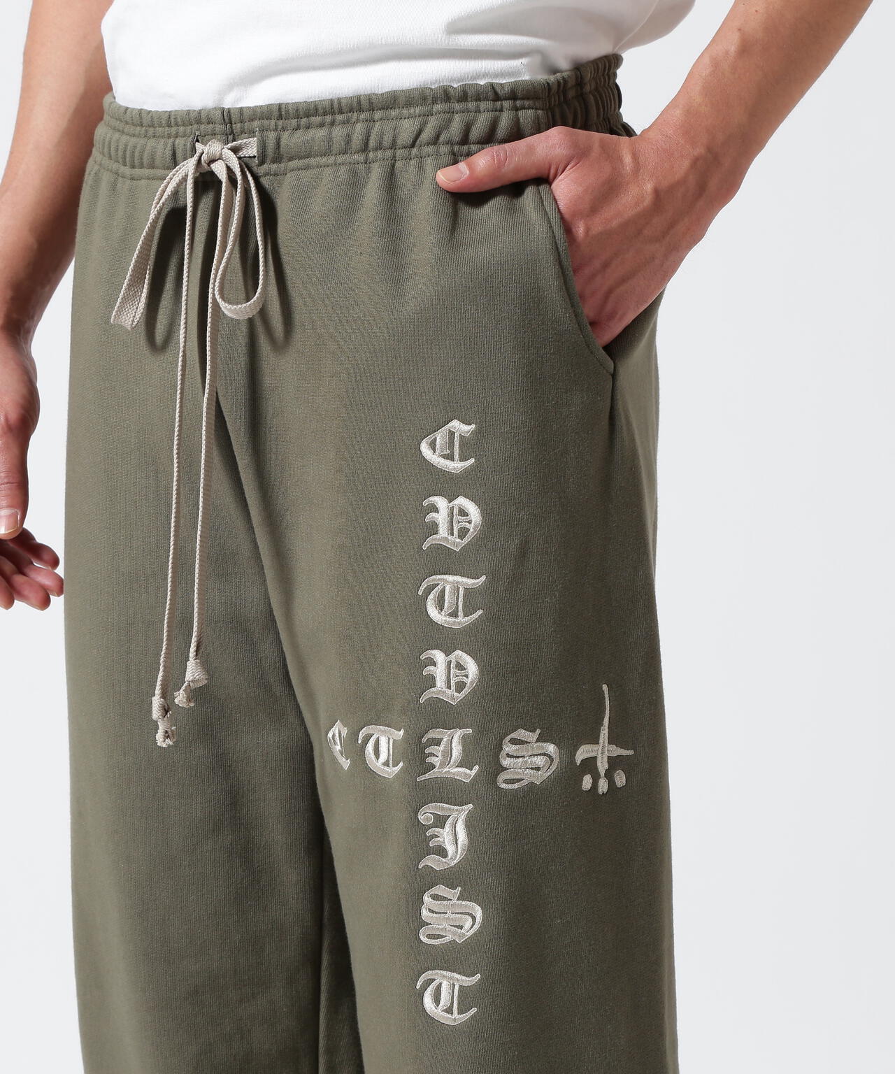 CTLS/シーティーエルエス/別注EMBROIDERY SWEAT PANTS | ROYAL FLASH