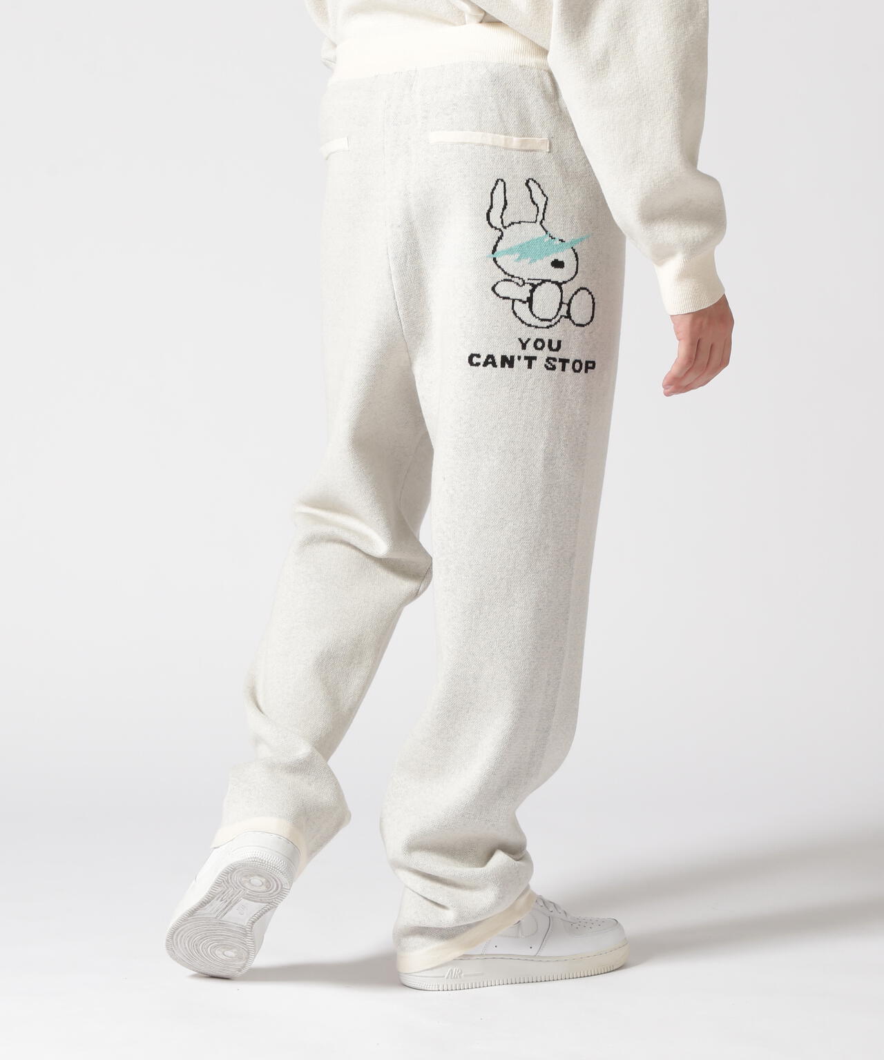 TAIN DOUBLE PUSH セットアップ　グレー　　　タインダブルプッシュ TAIN DOUBLE PUSH/タインダブルプッシュ/Exc. KNIT EASY LONG PT