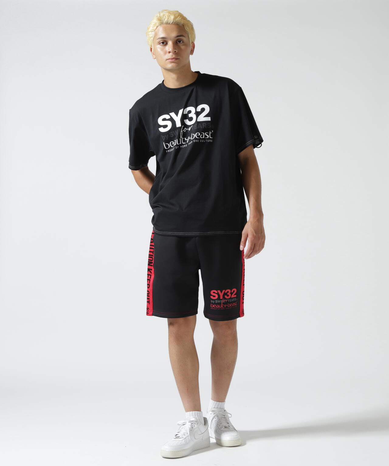 SY32 by SWEET YEARS×Beauty : Beast/COLLABORATION SHORT PANTS
