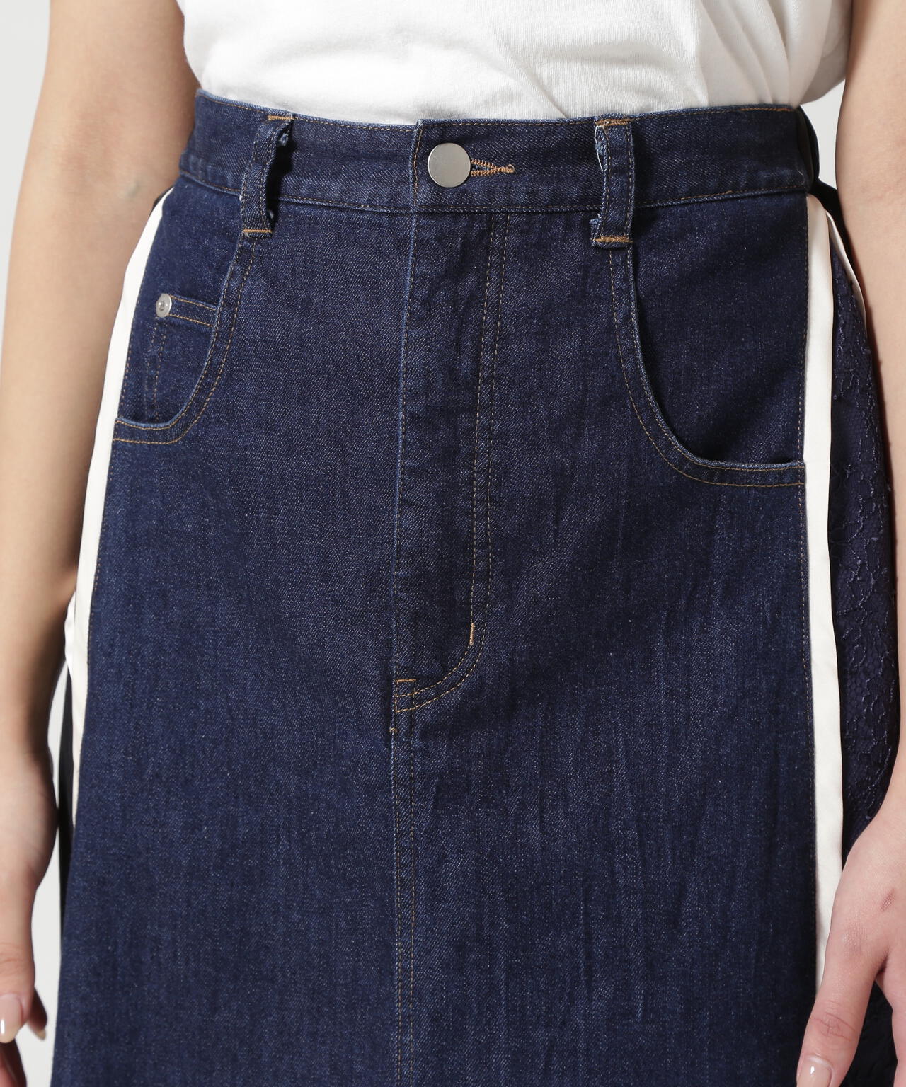 【値下げ】AULAAILA アウラアイラ スカート マルチコンビネーション AULA AILA（アウラ アイラ）別注マルチコンビネーションスカート