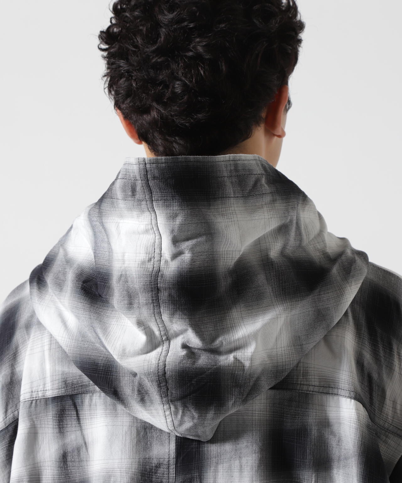 A.F ARTEFACT/エーエフアーティファクト/YOROKE CHECK HOODIE SHIRTS