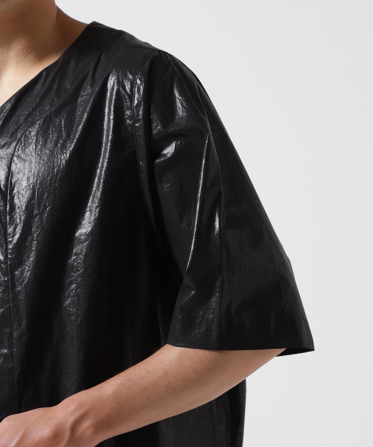 A.F ARTEFACT/エーエフ・アーティファクト/COATING BASEBALL SHIRTS