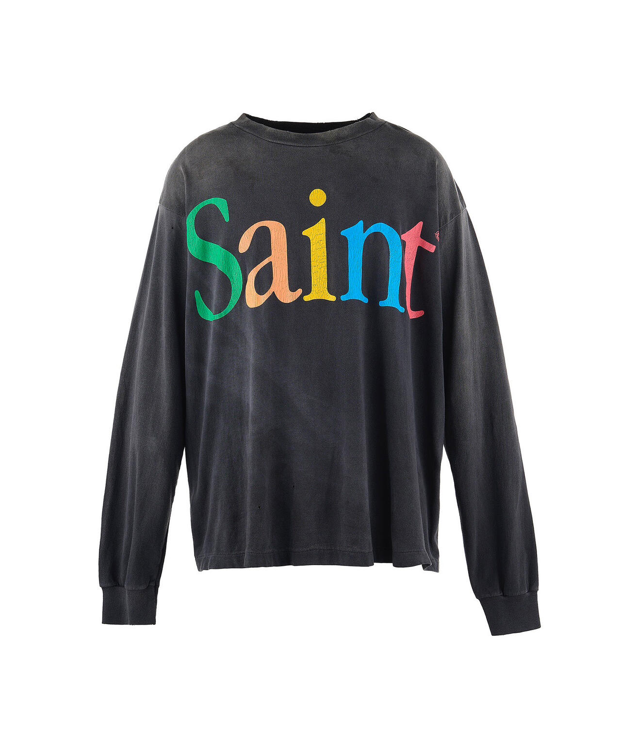 SAINT MICHAEL/セントマイケル/LS TEE BLACK | ROYAL FLASH（ロイヤル 