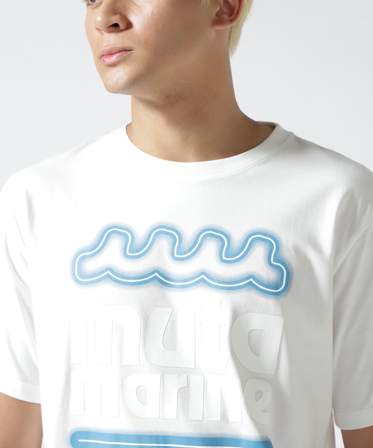 muta MARINE/ムータ マリン/別注 NEON WAVE SS TEE