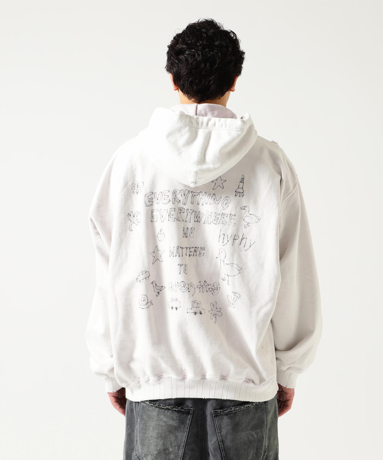 【新品】Maison Mihara Yasuhiro ホワイト モッズコート Maison MIHARA YASUHIRO/メゾン ミハラヤスヒロ/BLEACHED PARKA