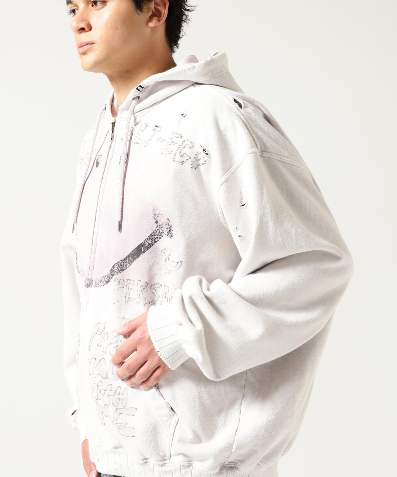 Maison MIHARA YASUHIRO/メゾン ミハラヤスヒロ/BLEACHED PARKA