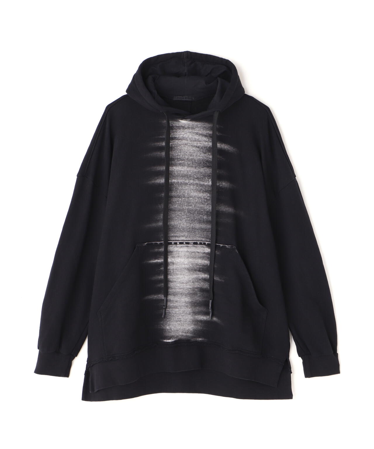 KMRii/ケムリ/BlackShadow Hooded Pullover/LS