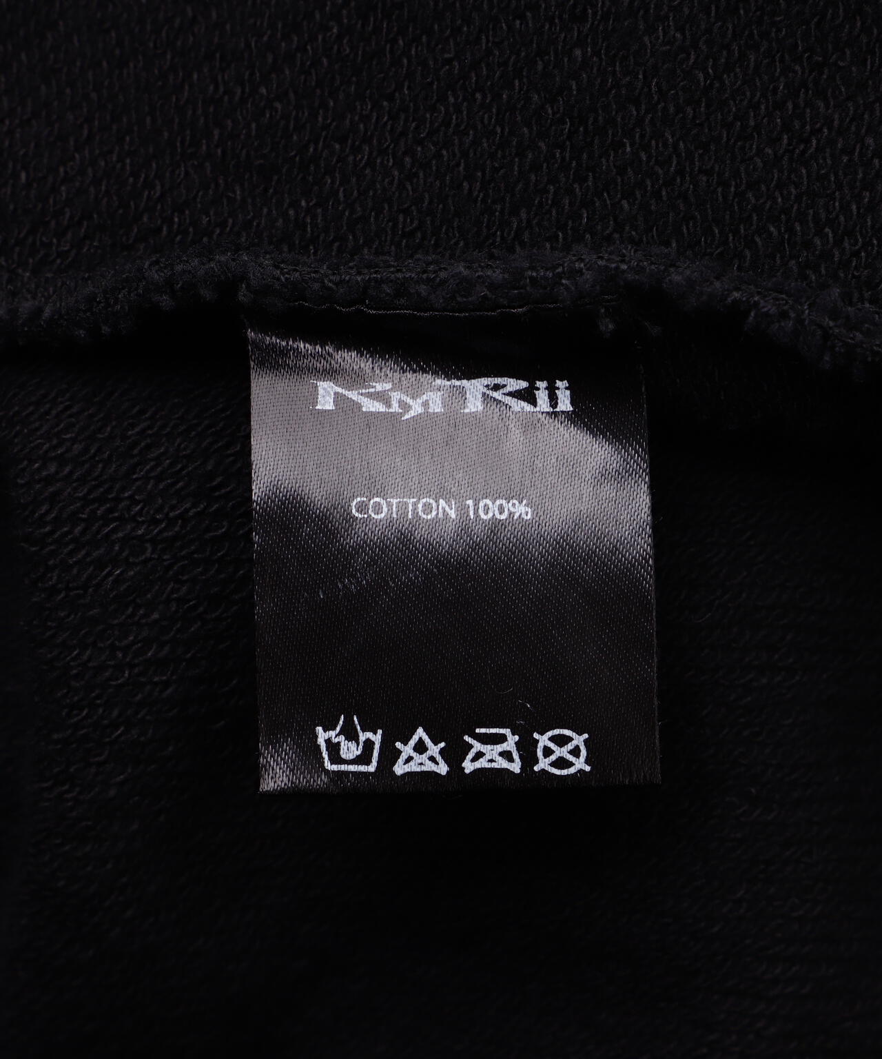 KMRii/ケムリ/BlackShadow Hooded Pullover/LS