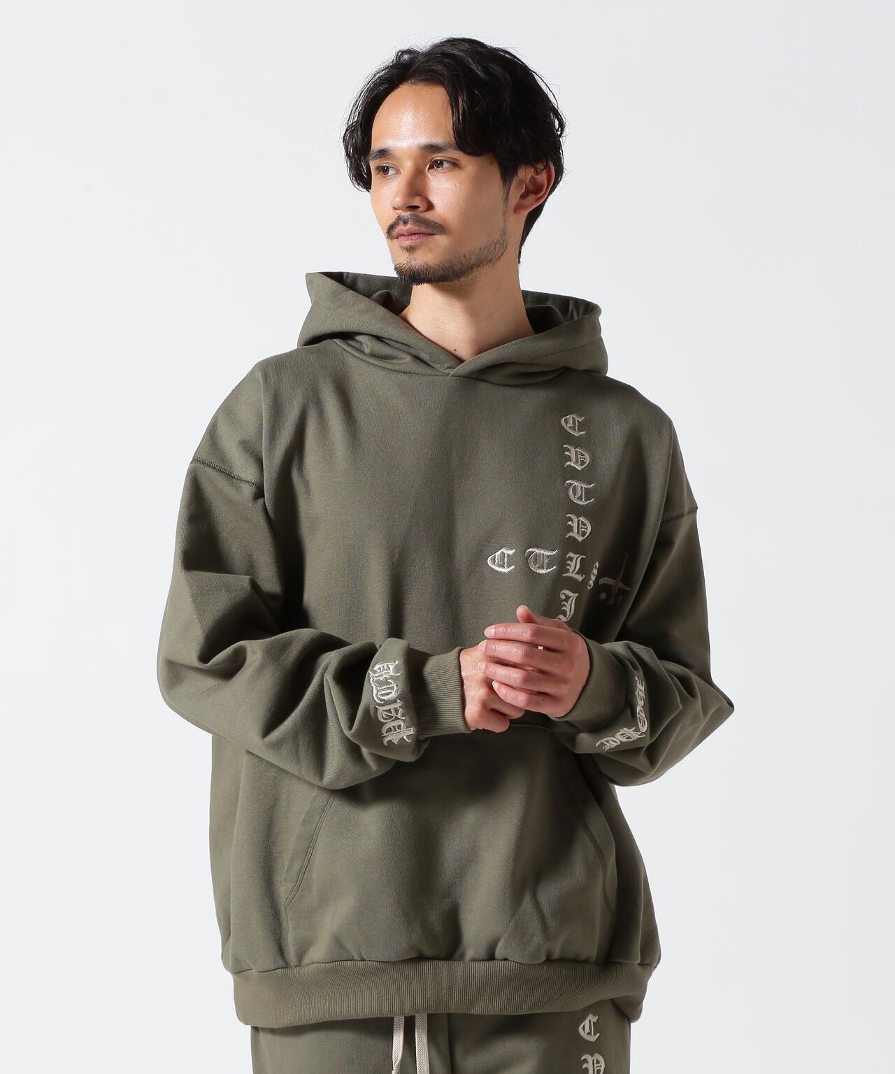 CTLS/シーティーエルエス/別注EMBROIDERY HOODIE | ROYAL FLASH