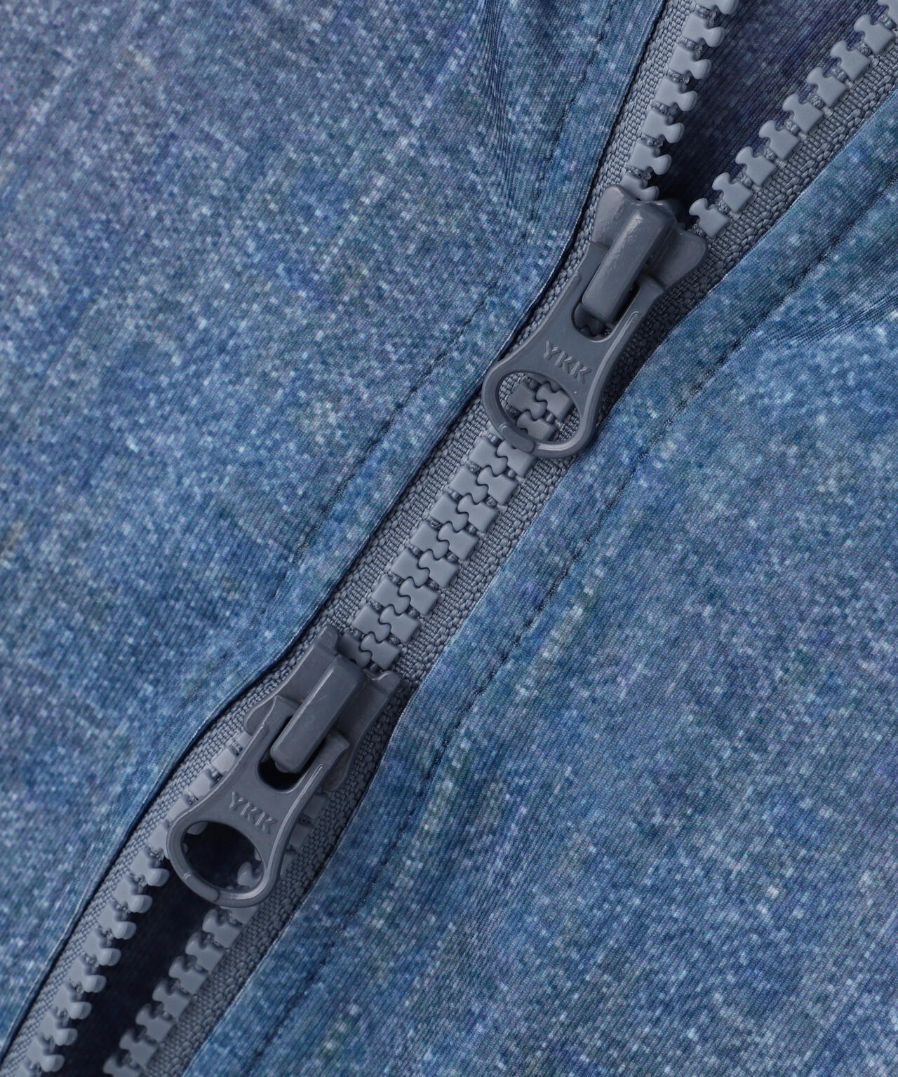 muta MARINE/ムータ マリン/DENIM PRINTED RASH HOODIE