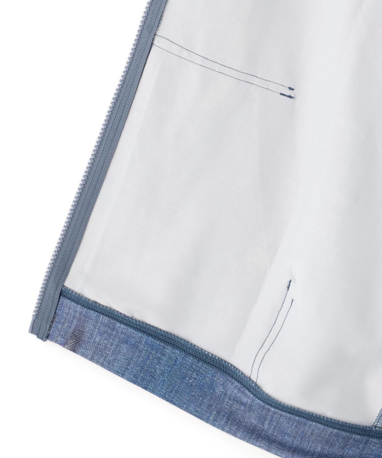 muta MARINE/ムータ マリン/DENIM PRINTED RASH HOODIE