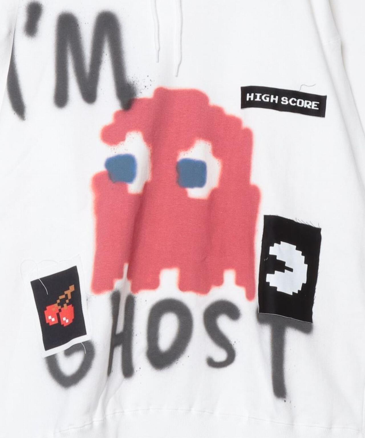 GUERNIKA×パックマン】PAC-MAN PAINT HOODIE / GHOST | ROYAL FLASH