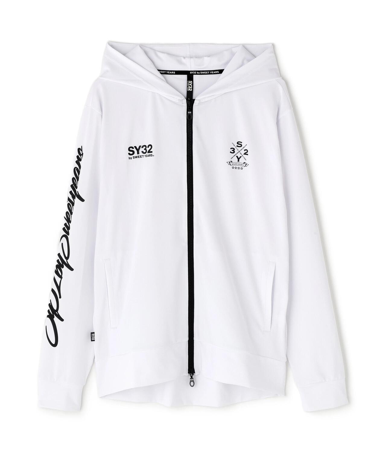 SY32 by SWEET YEARS/エスワイサーティトゥ バイ スィートイヤーズ/RUSH GUARD ZIP HOODIE