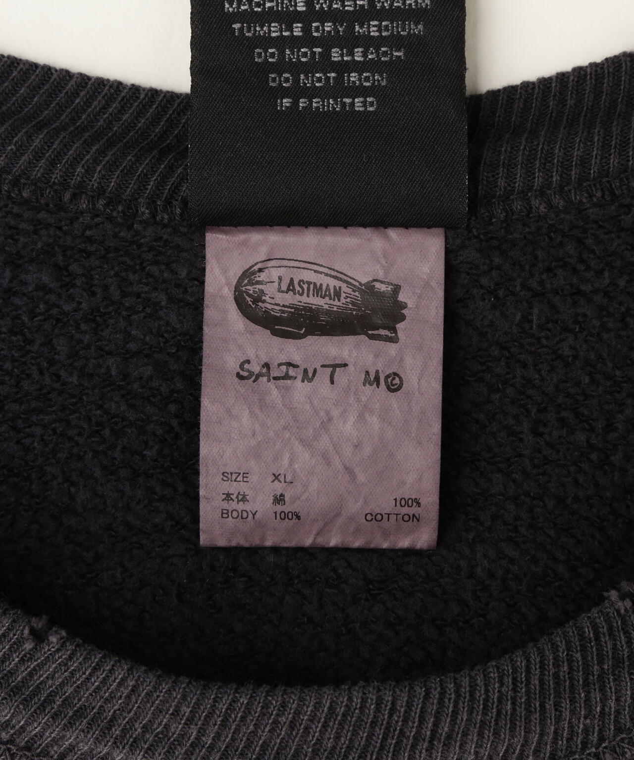 SAINT MICHAEL/セントマイケル/LM_CRW-N SWEAT / PRIMITIVE /BLK