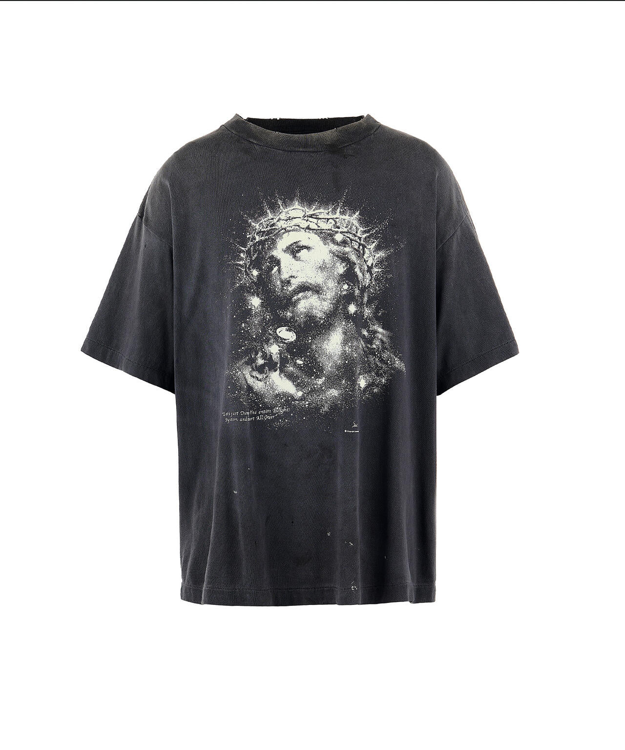 SAINT MICHAEL/セントマイケル/JESUS SS TEE BLACK | ROYAL FLASH 