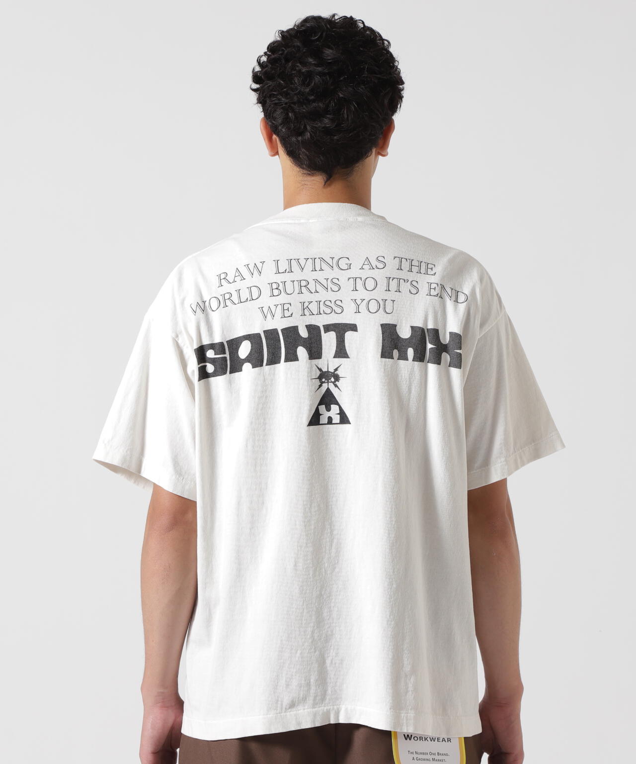 SAINT MICHAEL/セントマイケル/SAINT MX SS TEE WHITE