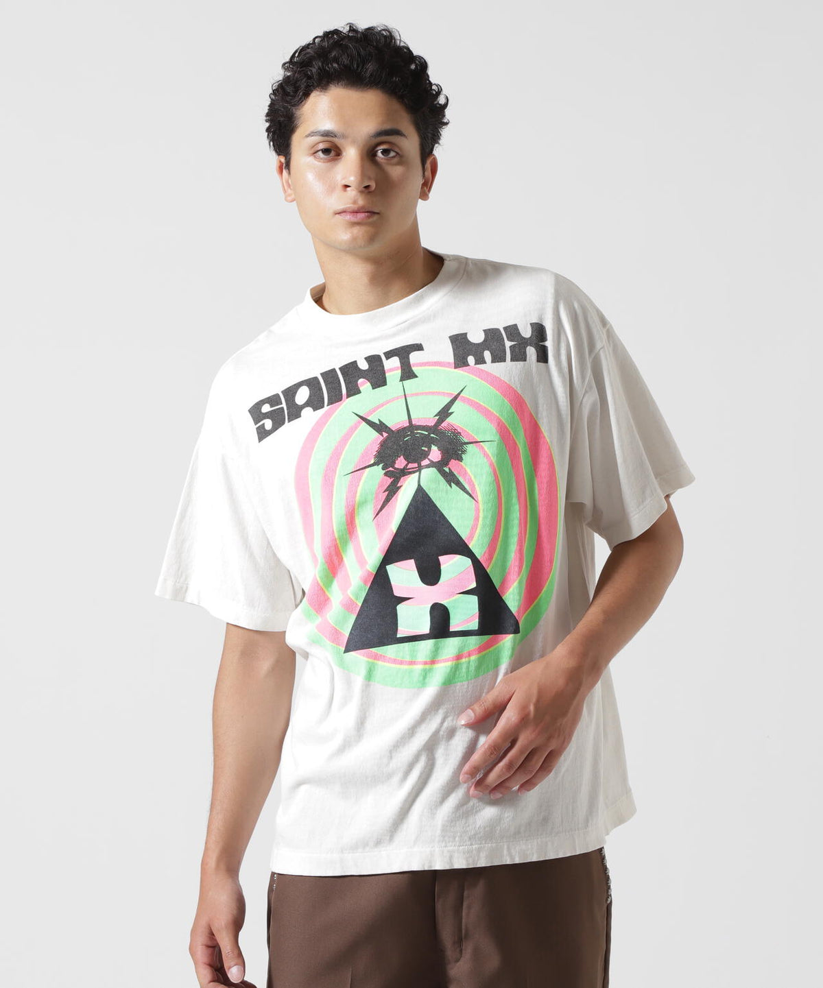 SAINT MICHAEL/セントマイケル/SAINT MX SS TEE WHITE | ROYAL FLASH 