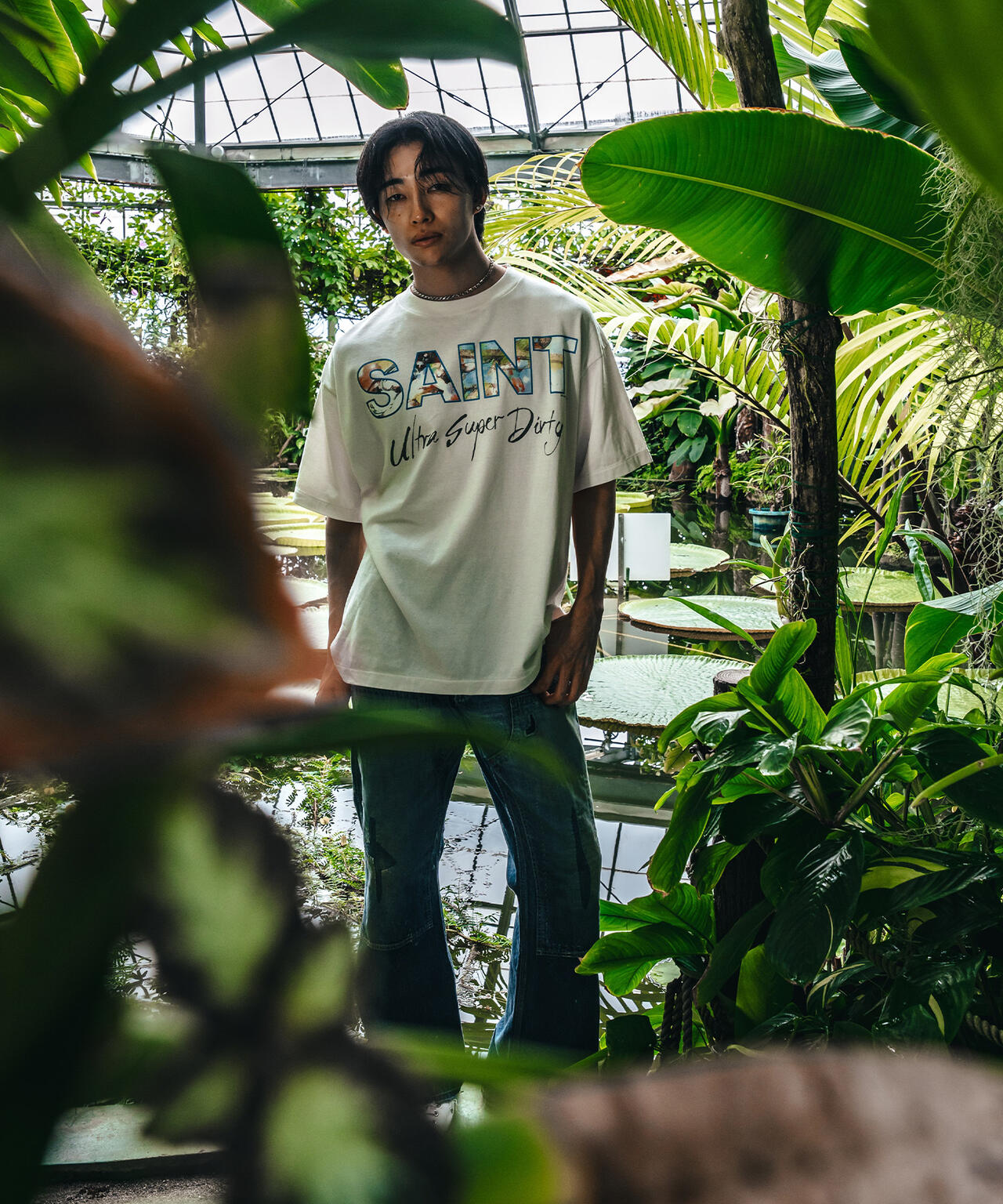 SAINT MICHAEL/セントマイケル/SS TEE/SUPER DIRTY/WHITE | ROYAL 
