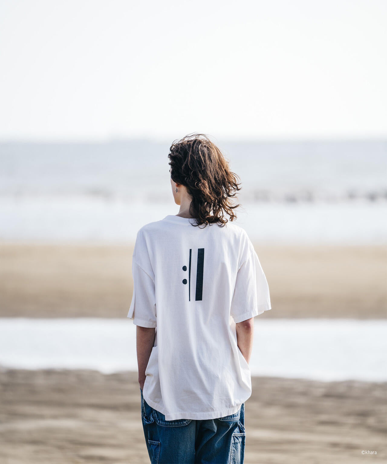 SAINT MICHAEL/セントマイケル/EV_SS TEE - BLUE WHITE | ROYAL FLASH