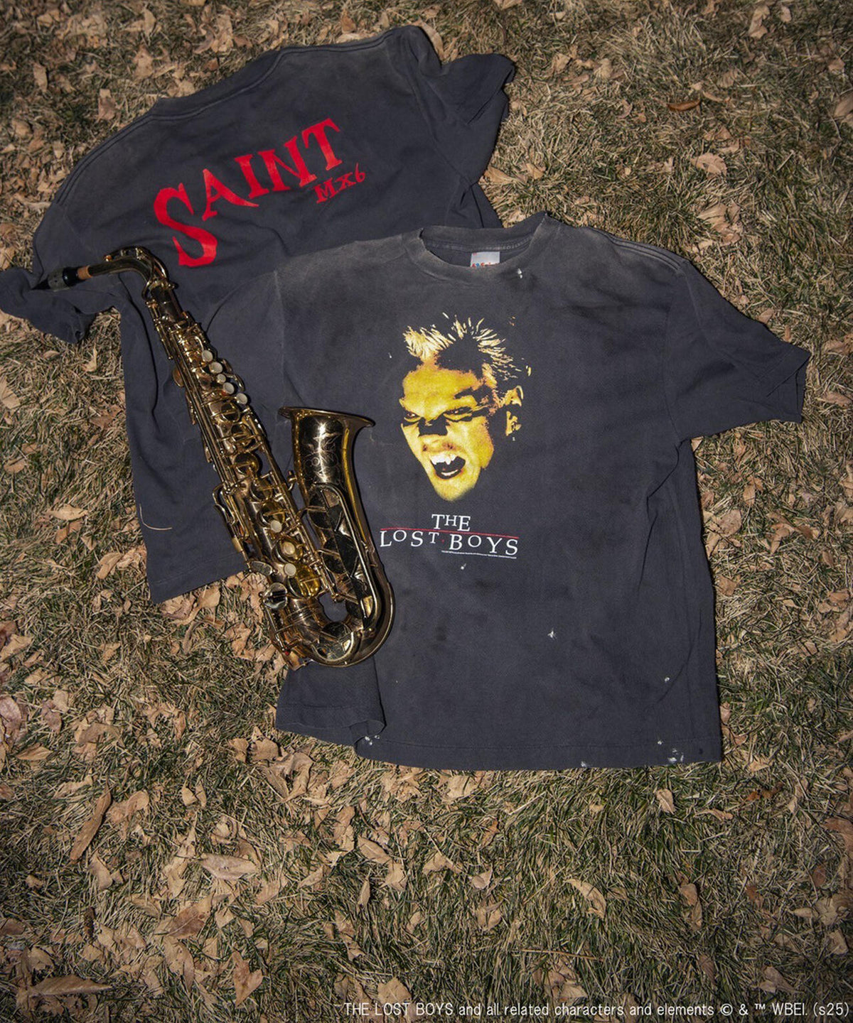 SAINT MICHAEL/セントマイケル/The Lost Boys SS TEE VANPIRE BLACK 