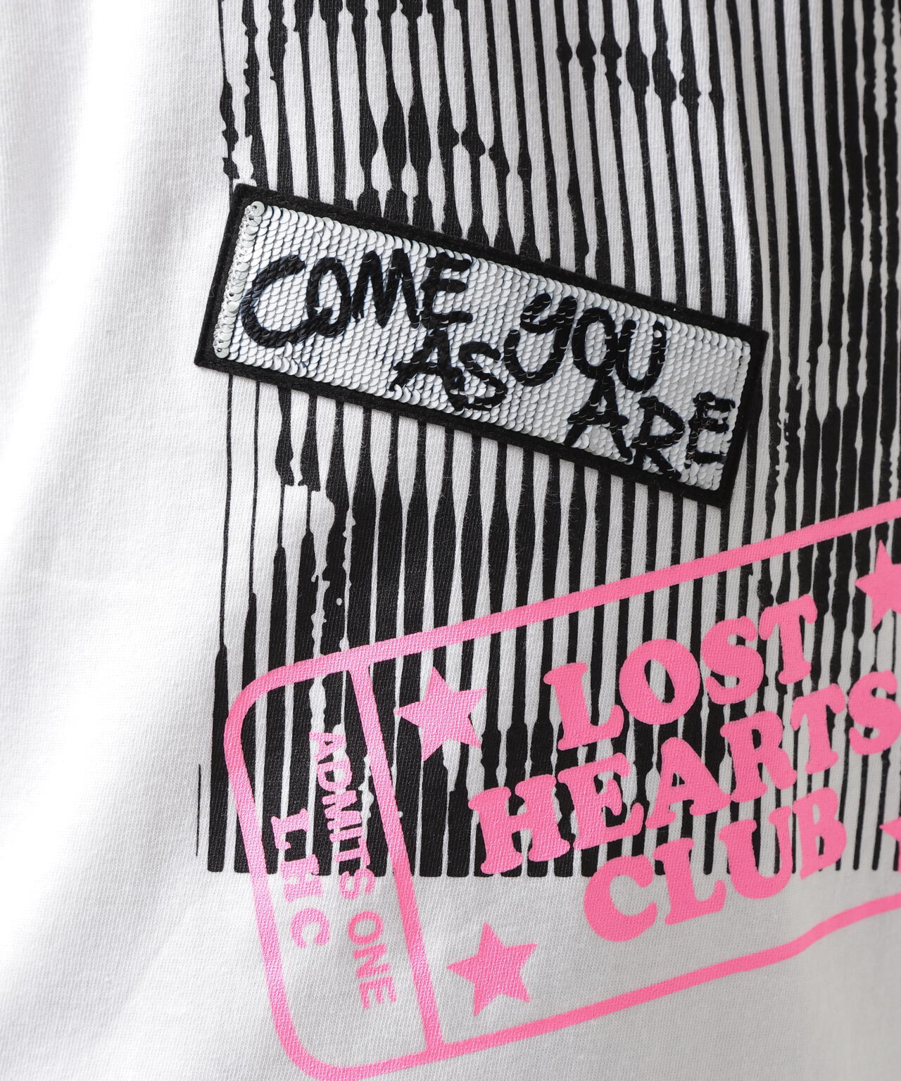 STUD MUFFIN/スタッドマフィン/COME AS YOU ARE シークイン S/S TEE