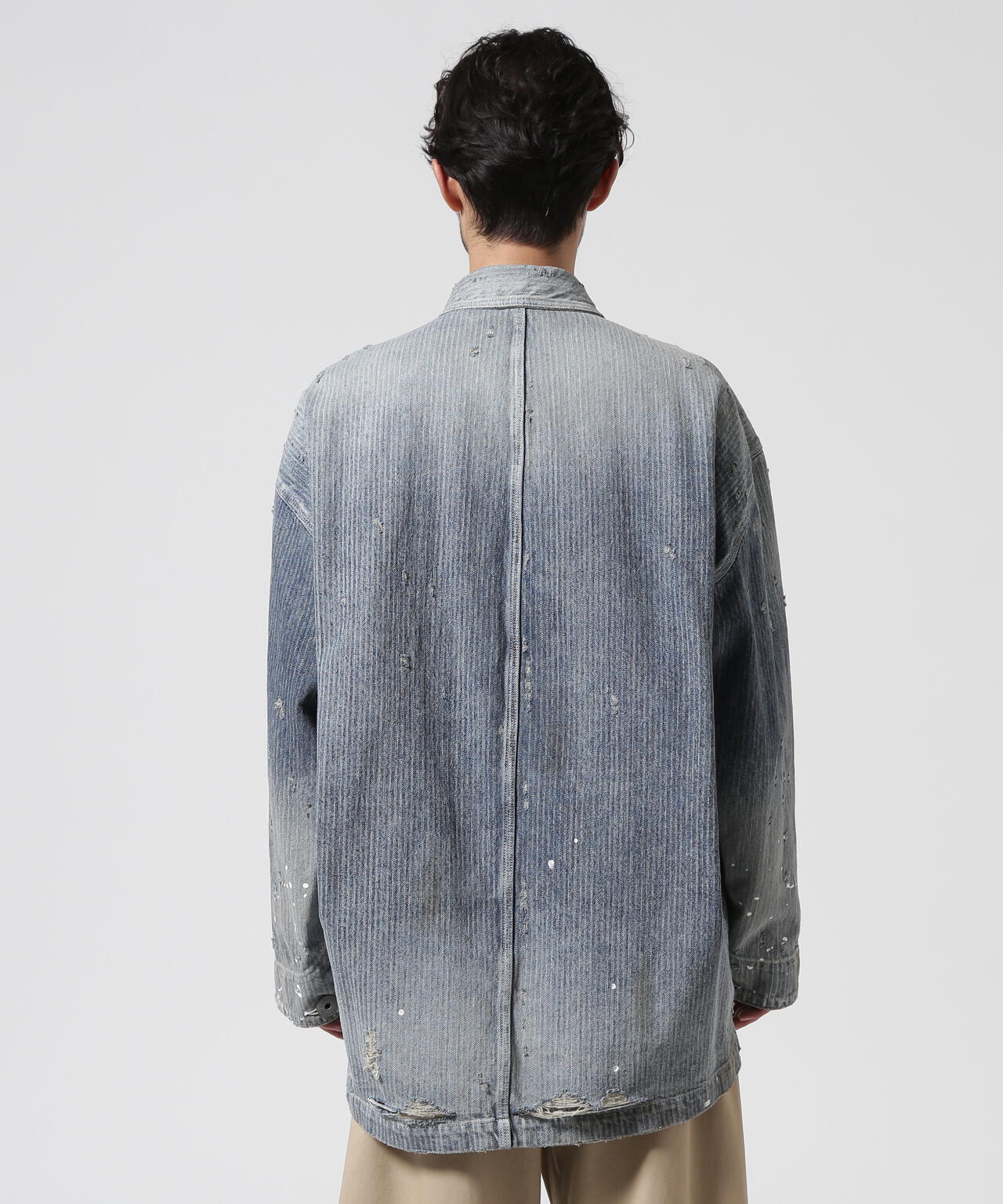 ジャケット・アウター Maison MIHARA YASUHIRO Aged Chore Jacket Maison MIHARA YASUHIRO メゾンミハラヤスヒロ SS25 AGED CHORE JACKET