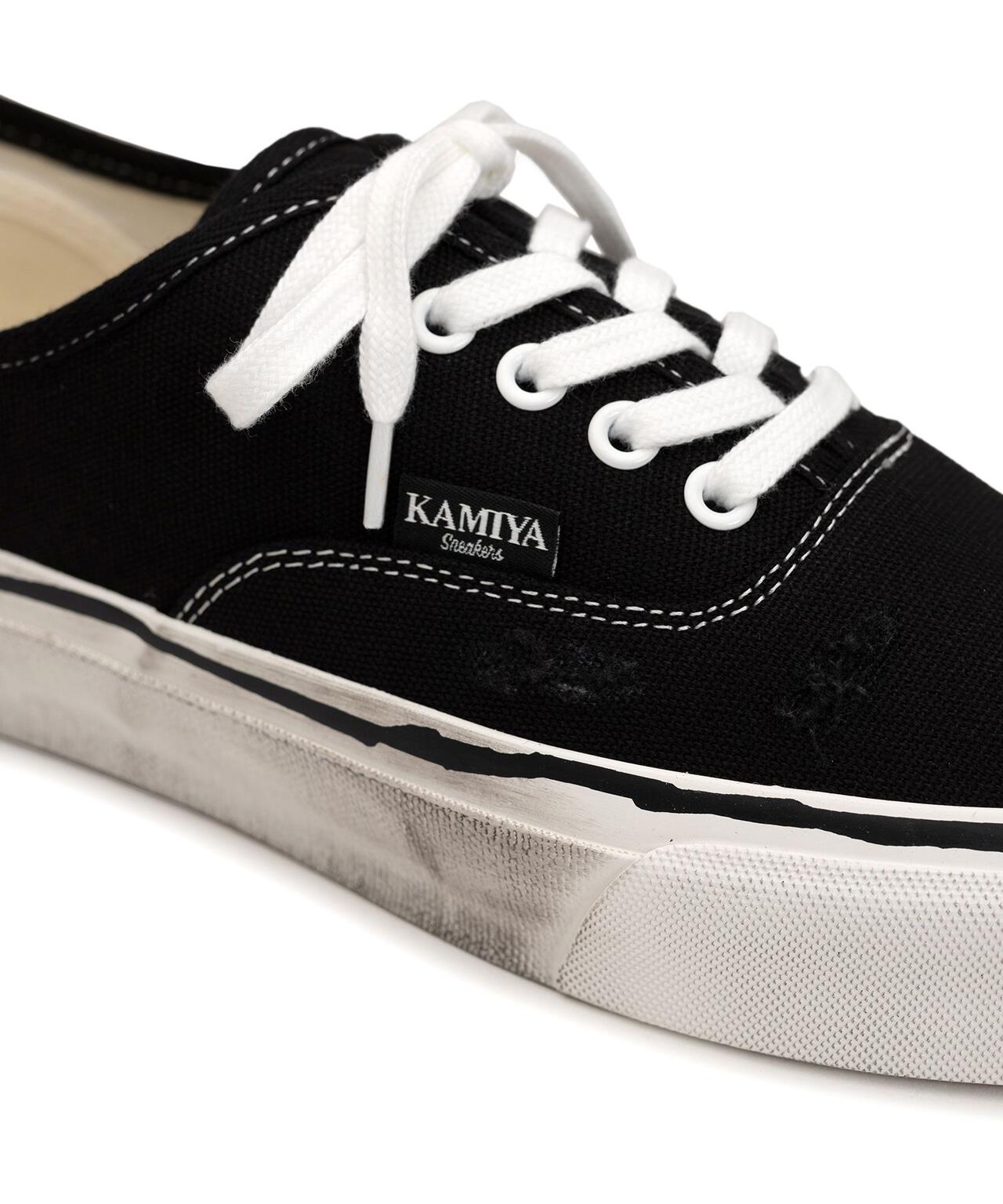 ロイヤルフラッシュ（ FLASH）/KAMIYA／カミヤ／Herc Distressed Vulcanized Sneaker KAMIYA/カミヤ/Herc Distressed Vulcanized Sneaker | ROYAL FLASH