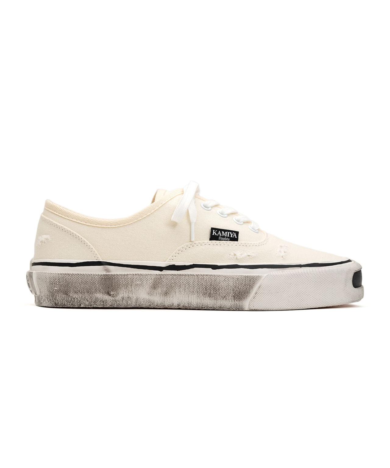 ロイヤルフラッシュ（ FLASH）/KAMIYA／カミヤ／Herc Distressed Vulcanized Sneaker KAMIYA/カミヤ/Herc Distressed Vulcanized Sneaker | ROYAL FLASH