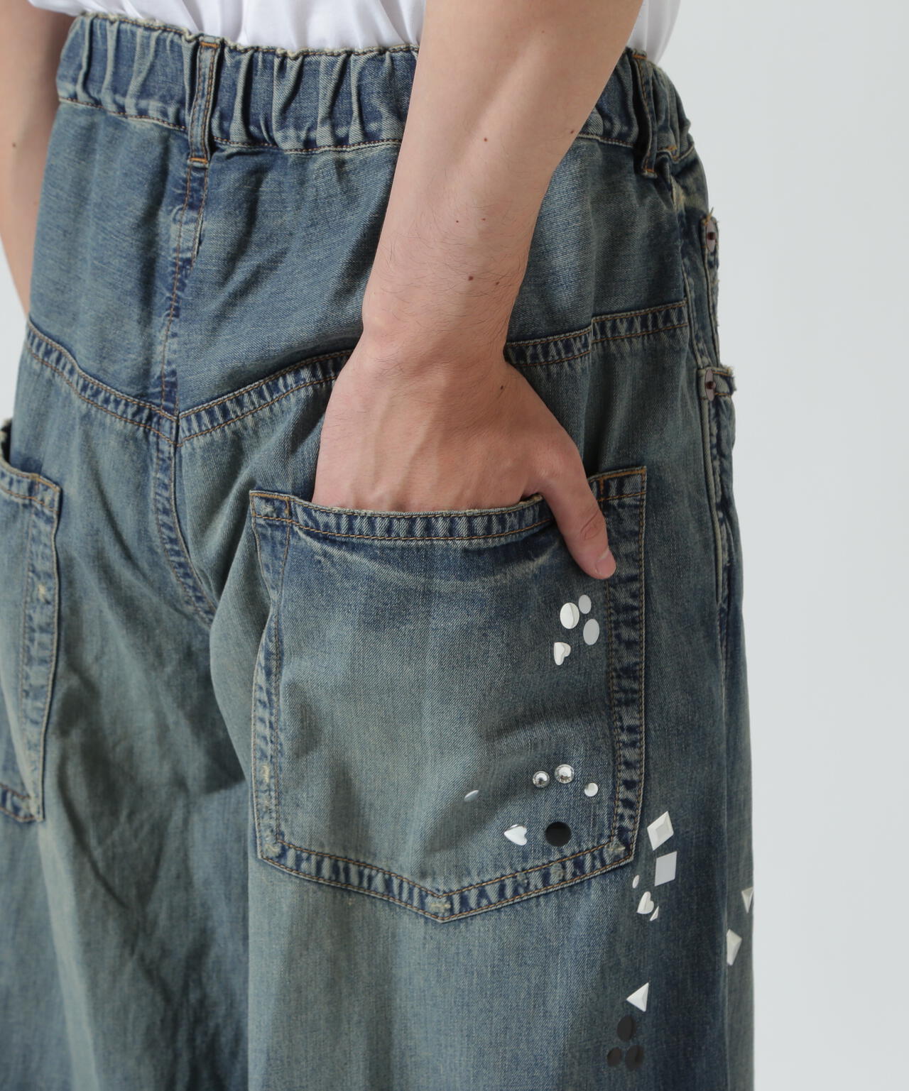 Maison MIHARAYASUHIRO/メゾン ミハラヤスヒロ/EMBELLISED JEANS