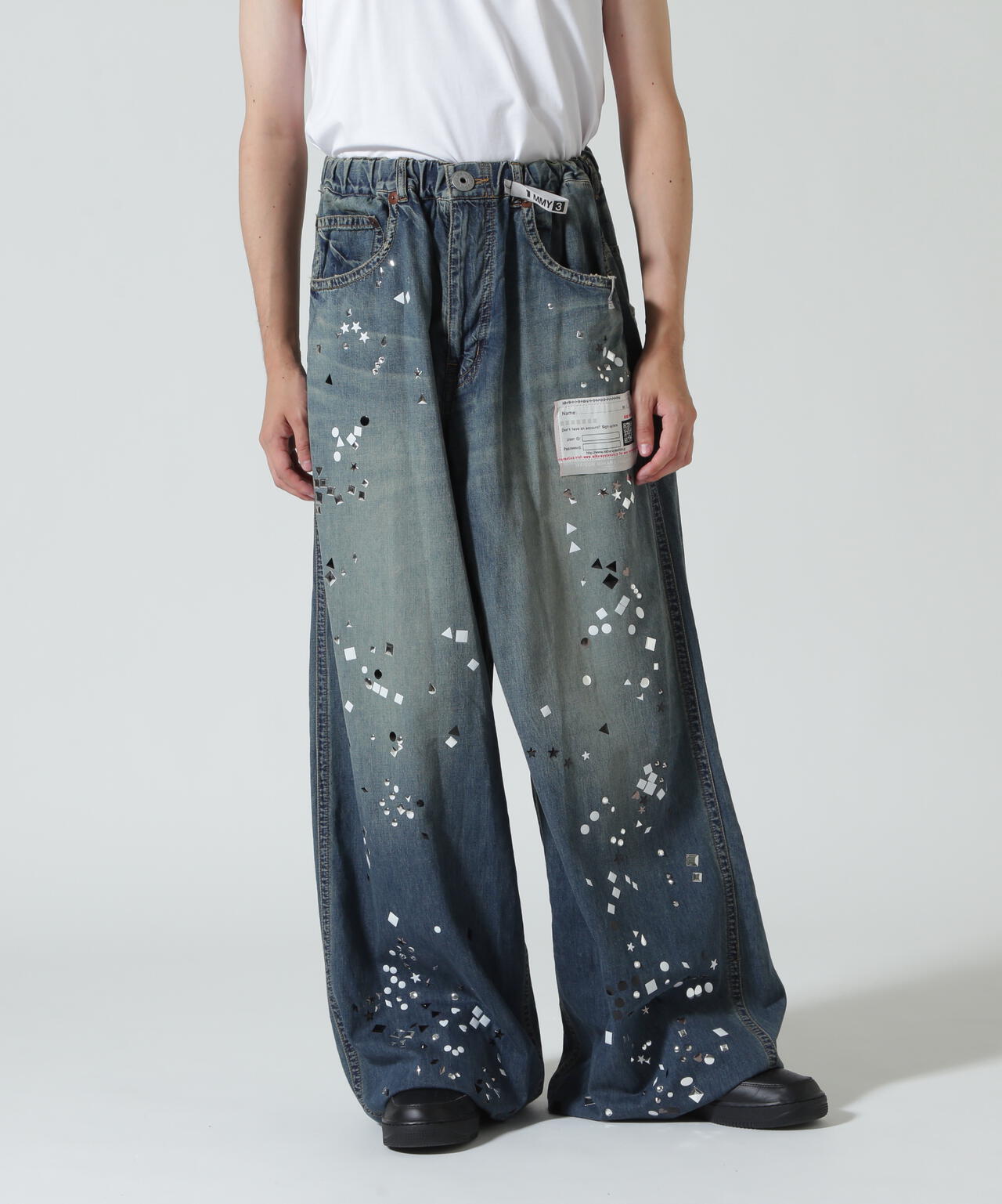 Maison MIHARAYASUHIRO/メゾン ミハラヤスヒロ/EMBELLISED JEANS