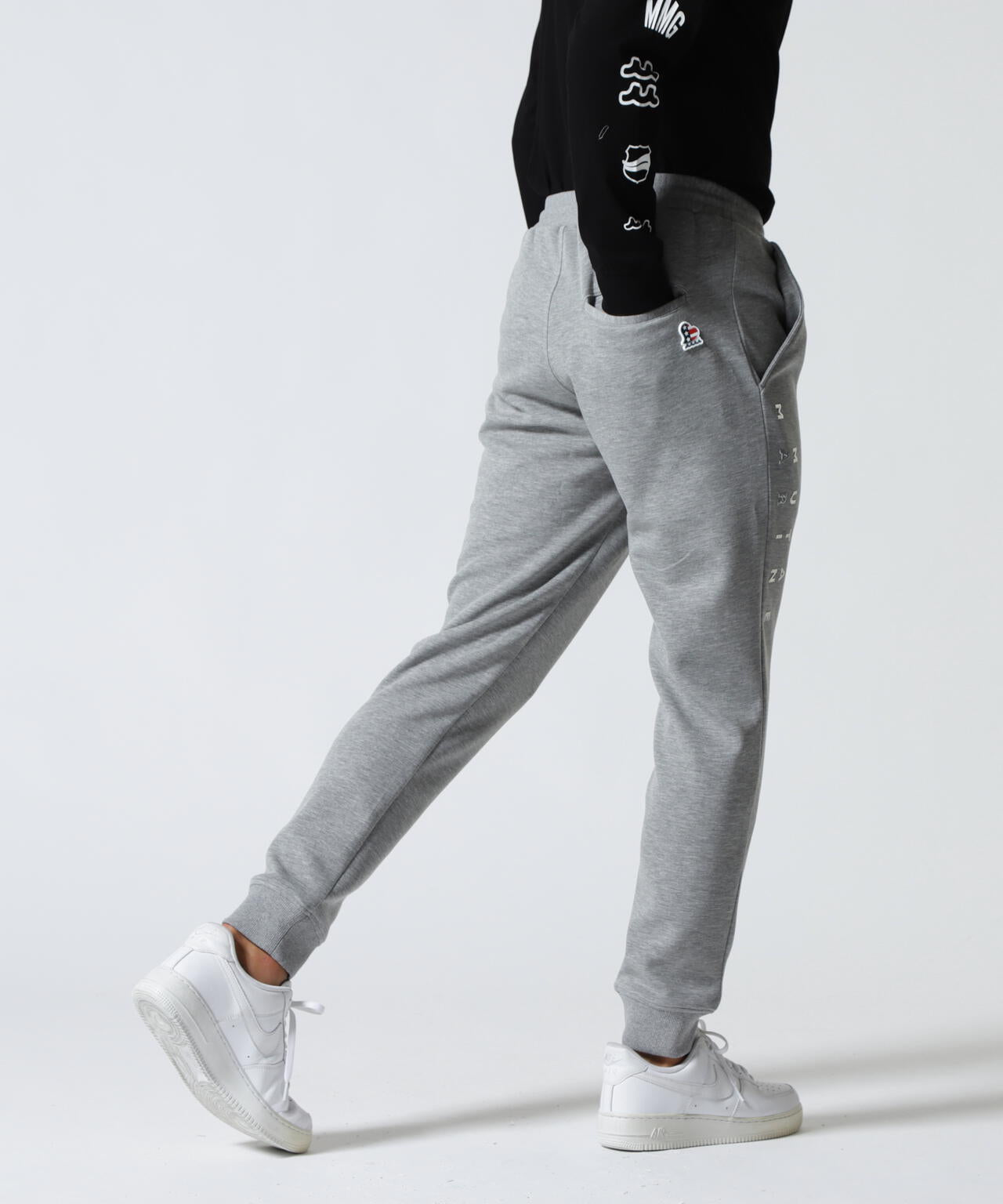 muta MARINE ボンディングパンツ グレー ゴルフ L 美品 muta MARINE (ムータマリン) ゴルフウェア(パンツ) メンズ SIZE XL