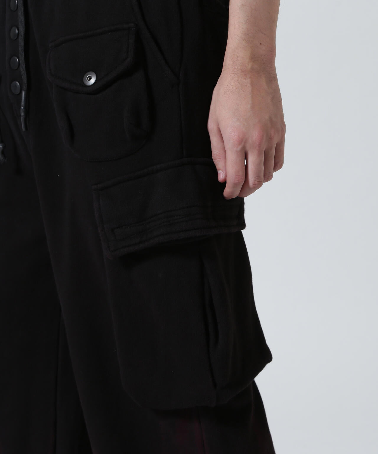 KMRii/ケムリ/White Flame Wide Sweat Pants