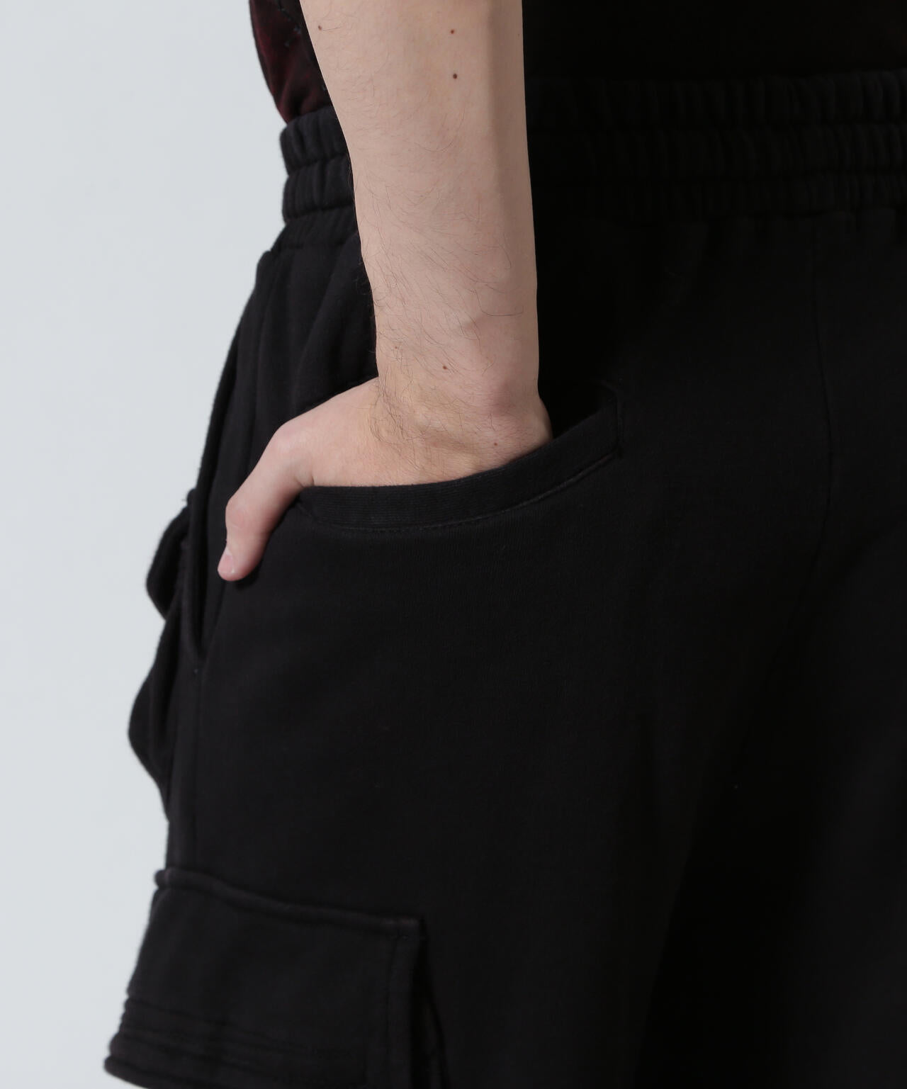 KMRii/ケムリ/White Flame Wide Sweat Pants