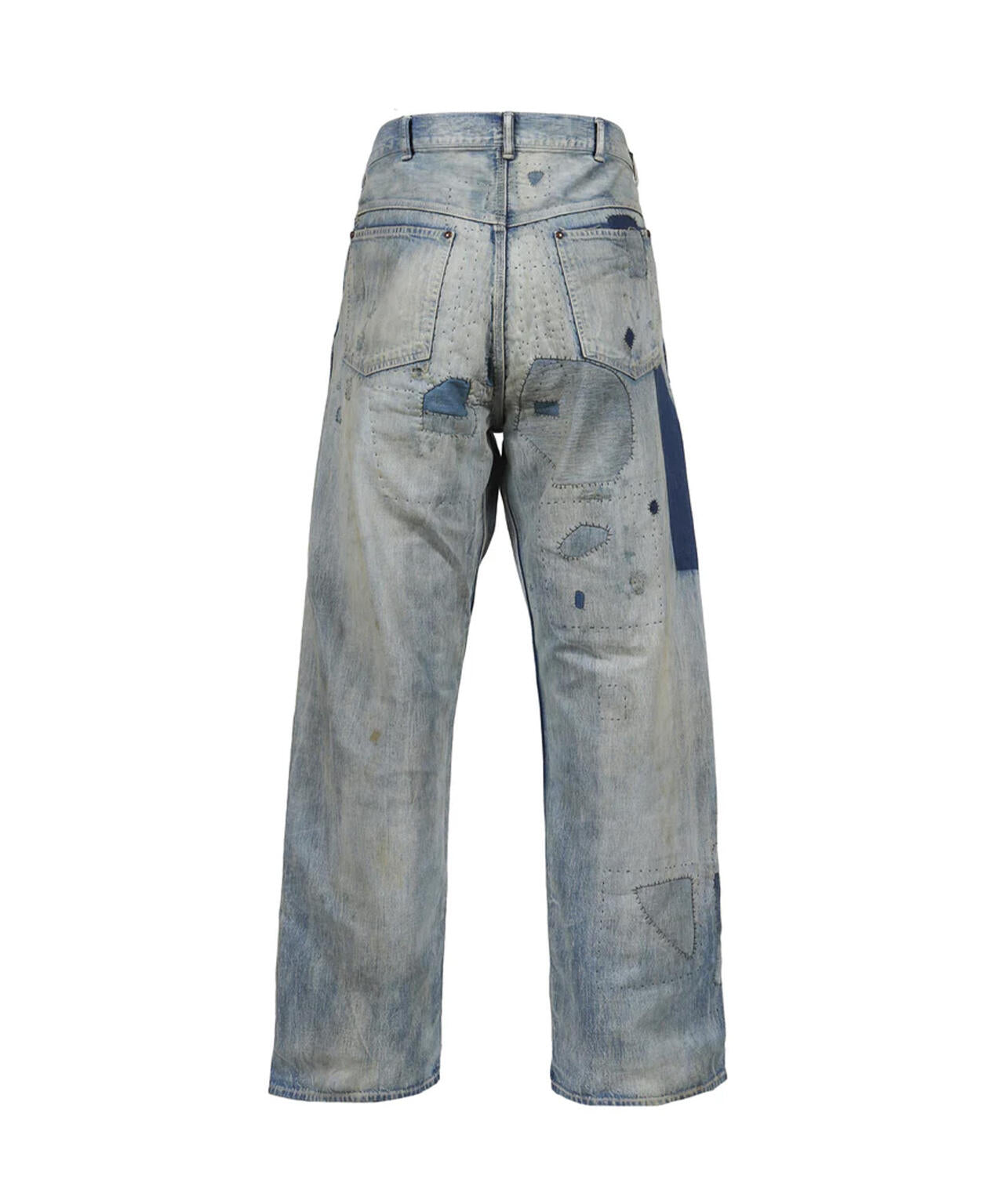SAINT MICHAEL/セントマイケル/PAINTER PANTS/DAMAGE/BLUE | ROYAL