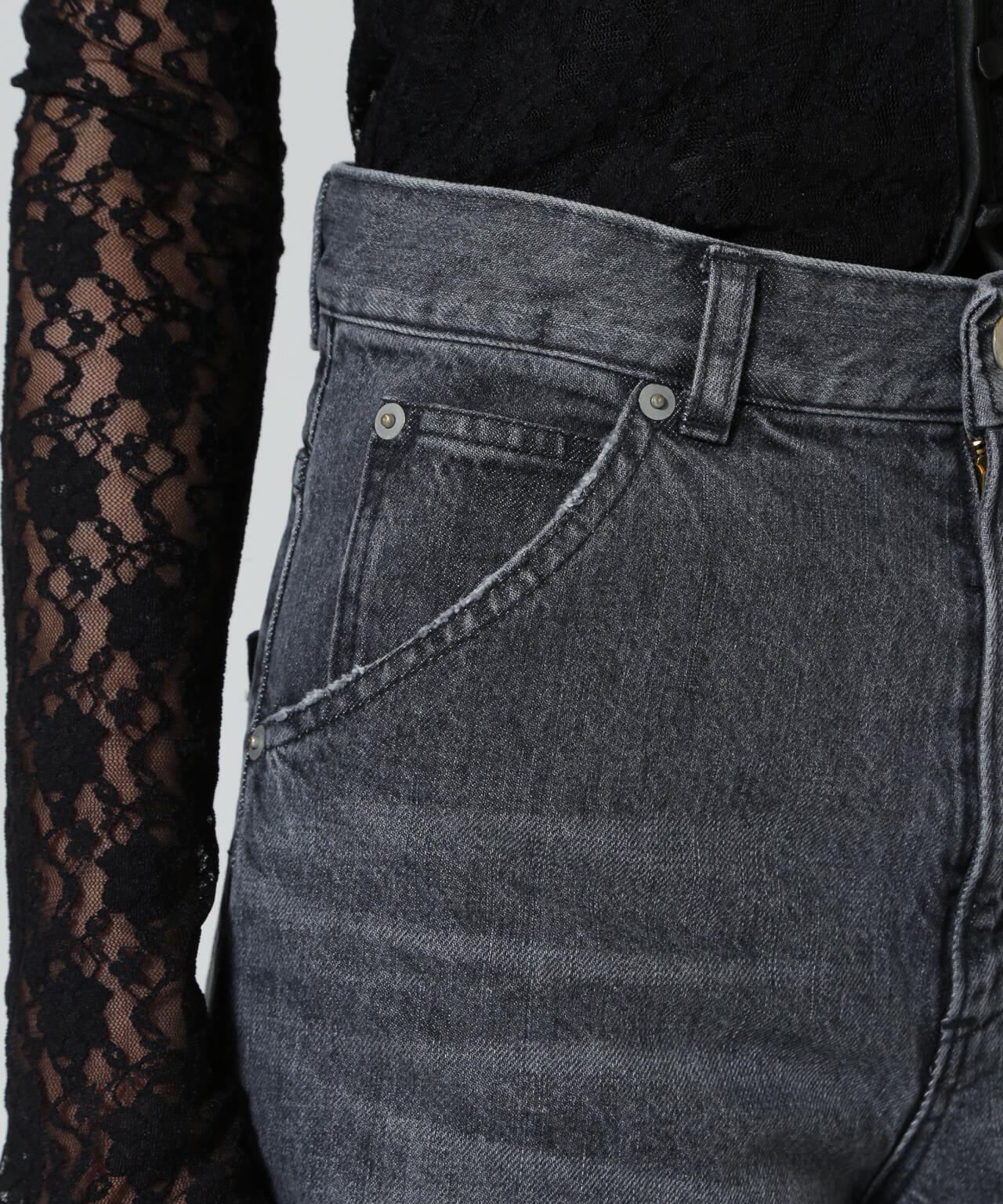 MITSUKI/ミツキ/DENIM CUT-OUT PANTS