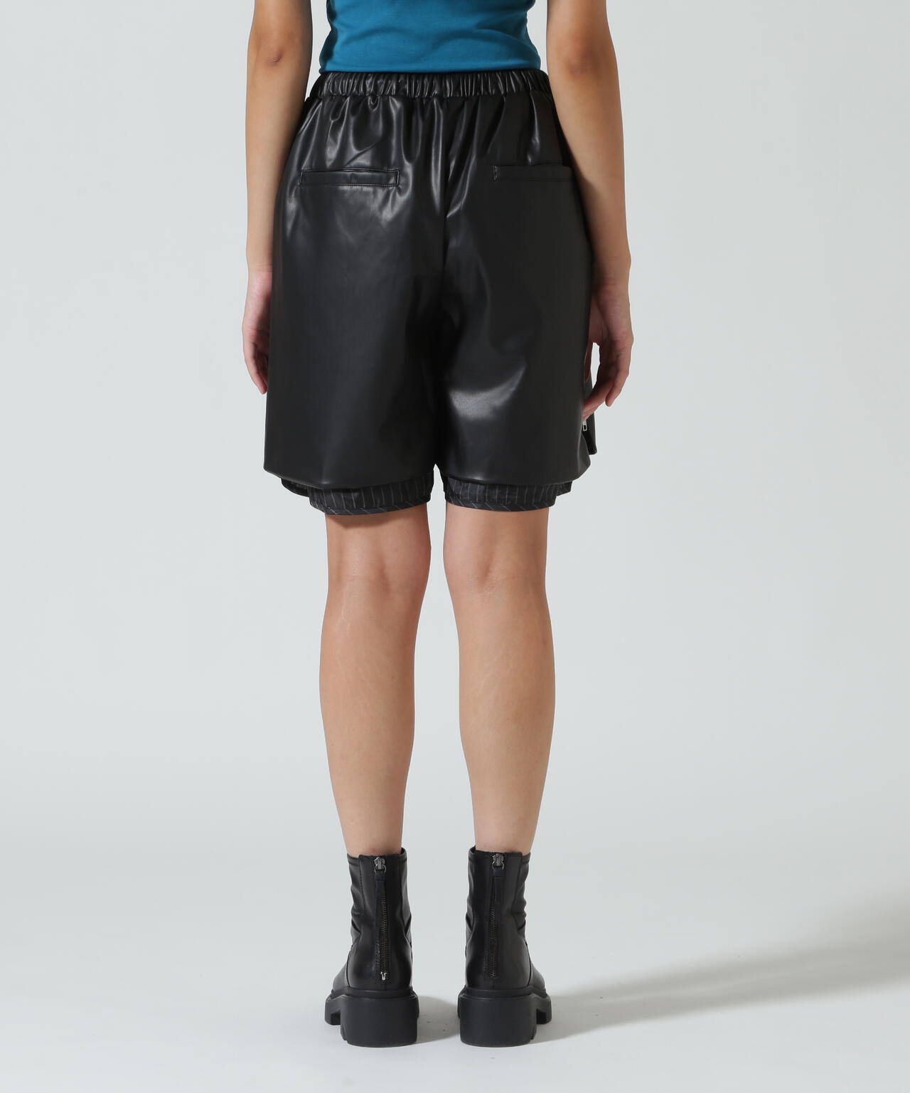 ANNA SUI NYC/アナ スイ エヌワイシー/レザーハーフパンツ